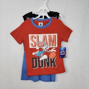 Spece Jam shirts set 3 piece size 6 kids